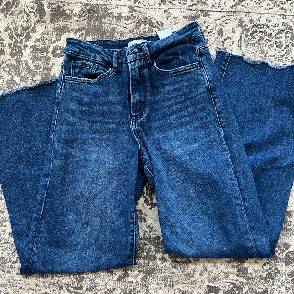 Bohme Wide Leg Dark Wash Jeans